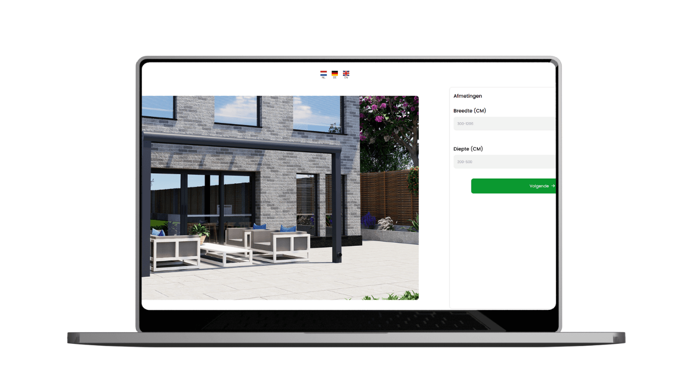 Tekstblok met Rechts Uitgelijnde Laptop Mock up