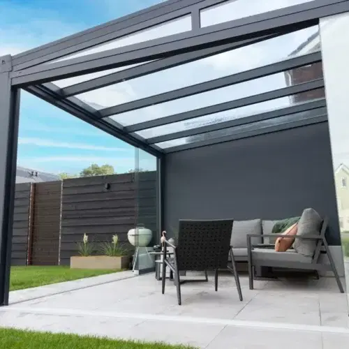 Veranda met glazen dak - Global Veranda (1)