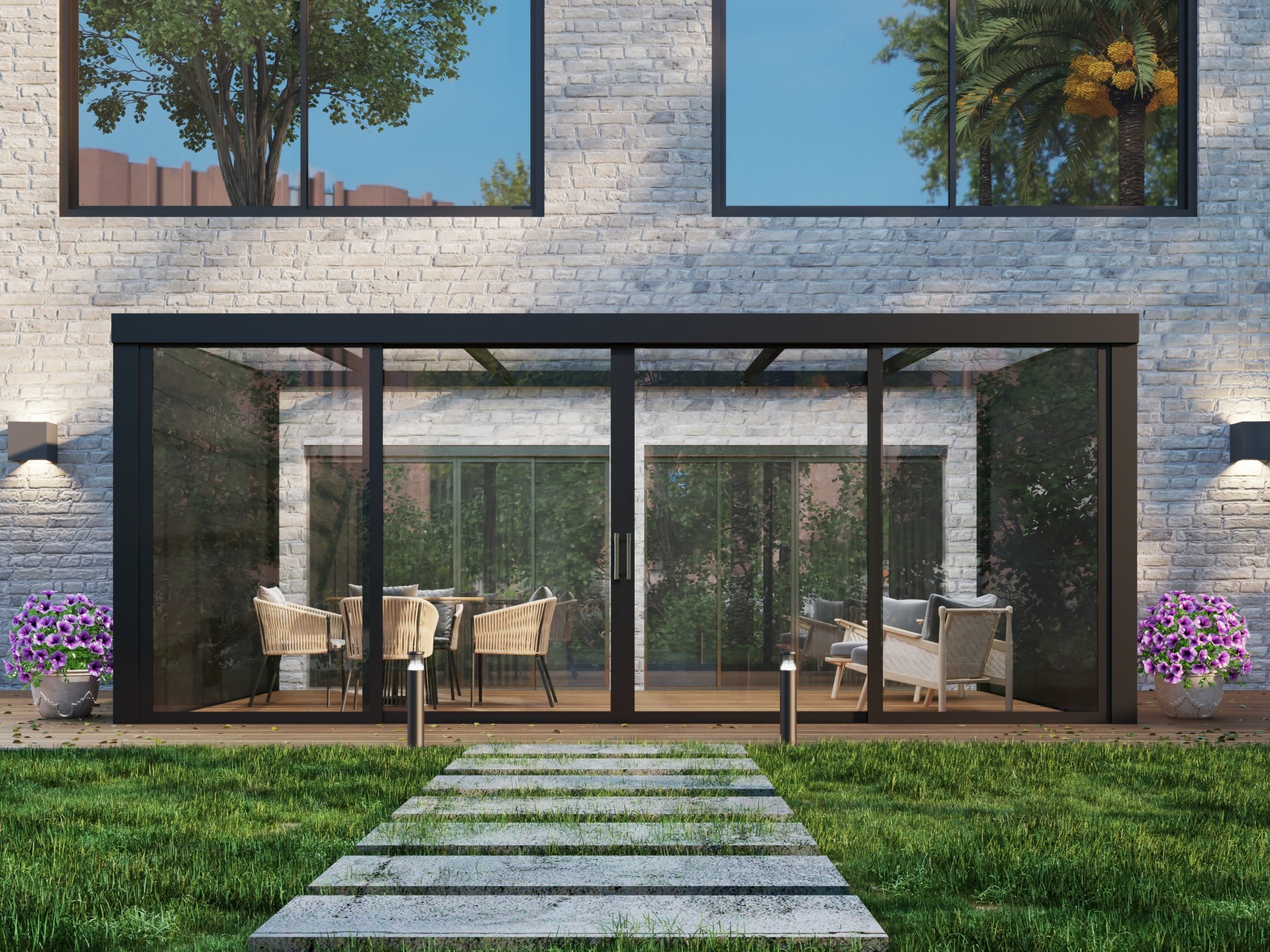 Moderne tuinkamer